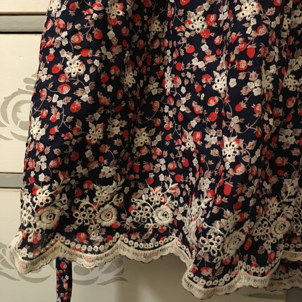Red, White, Blue Strapless Sundress
